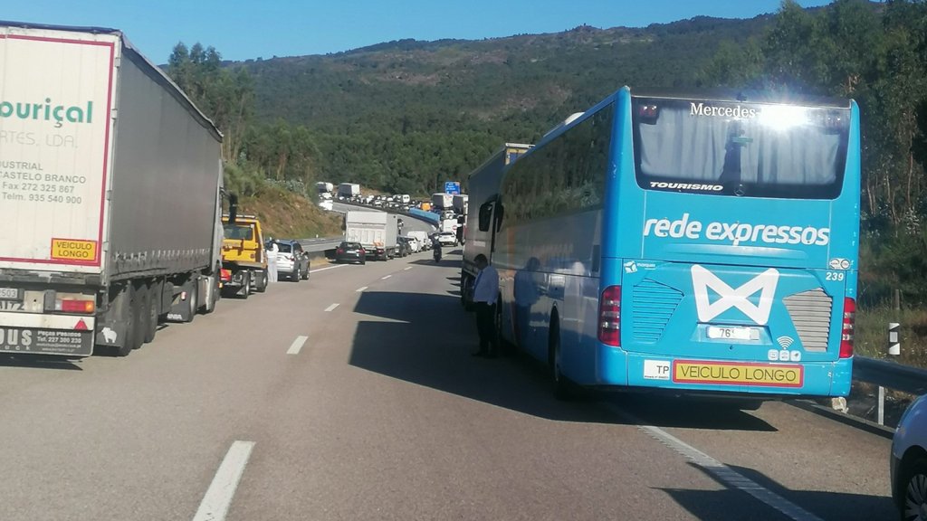 Colisão Múltipla na A25 Causa uma Vítima Mortal e Interrompe Circulação